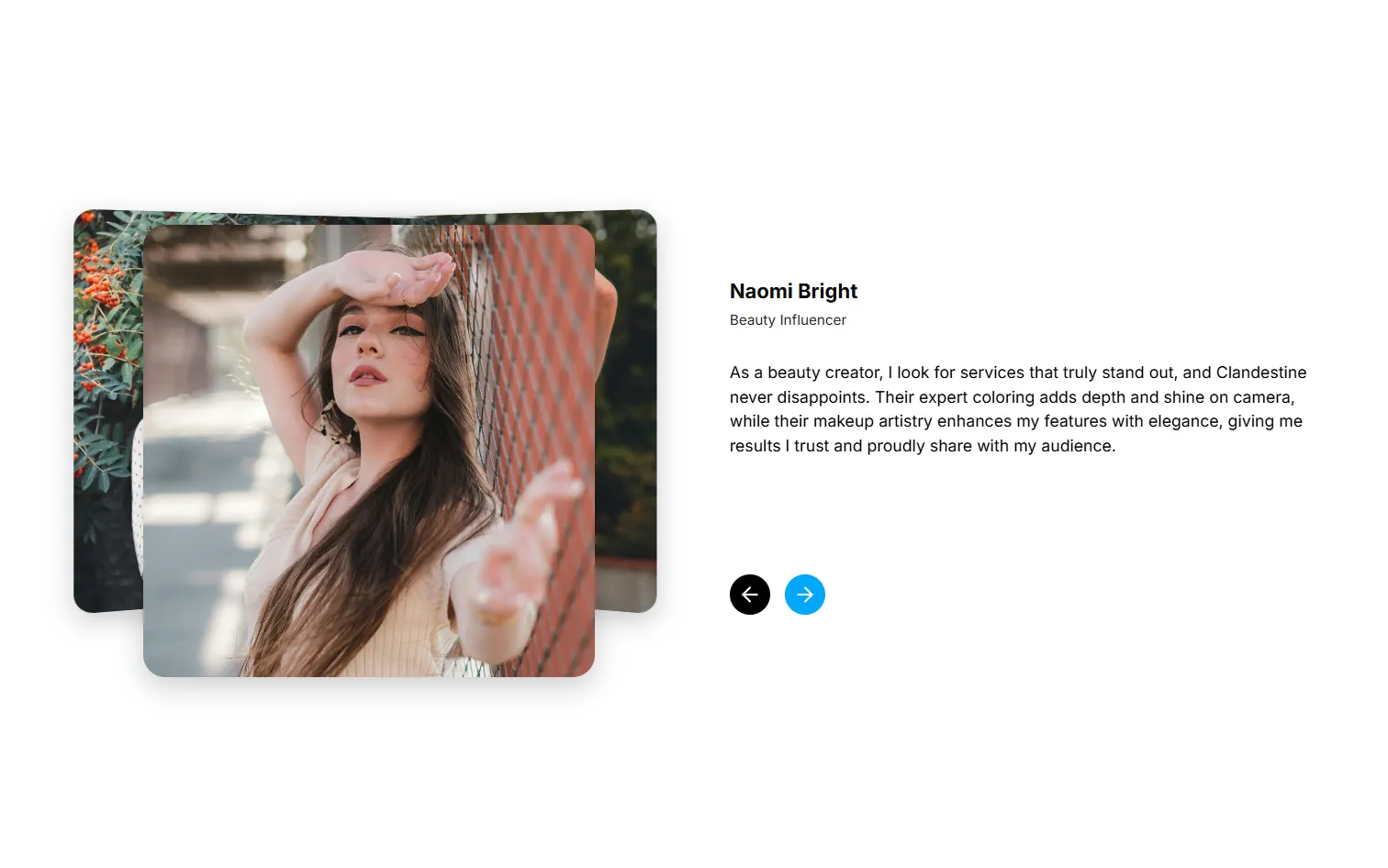 Circular Testimonials