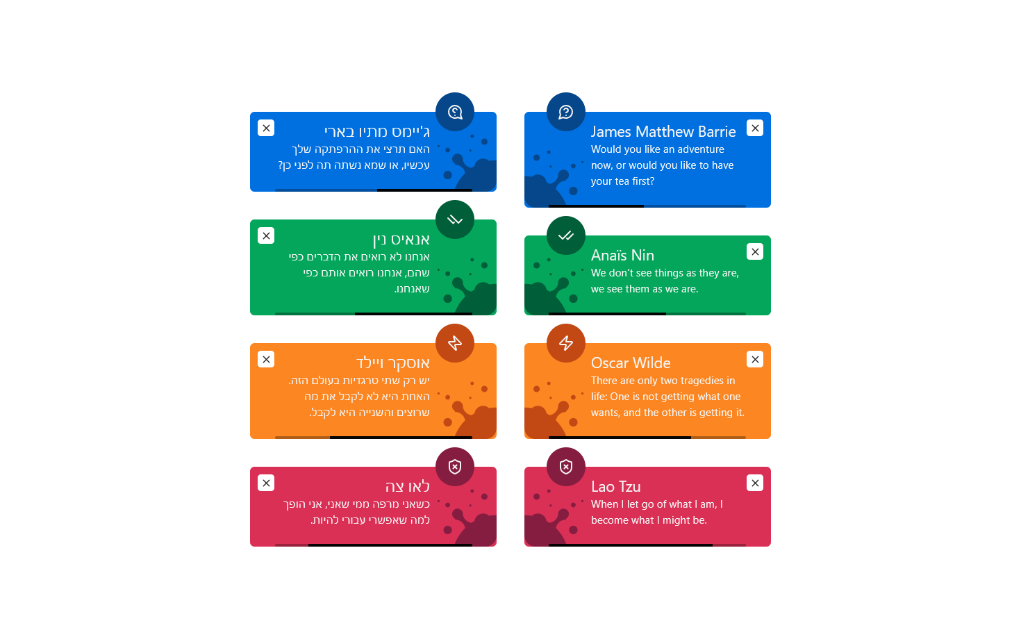 Splashed Push Notifications